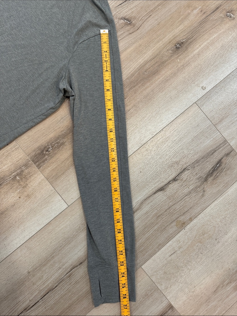 REI Co-Op Men's Lightweight base layer Hoodie- Slate Gray - Picture 7 of 7